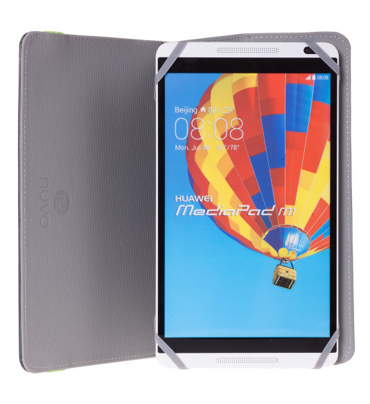 NUVO BookCover Tablet Case for 7inch - 8inch Tablets, gray