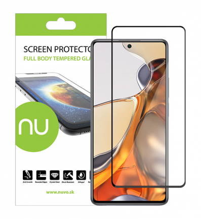 NUVO Tempered Glass Screen Protector for Xiaomi 11T Pro 5G black