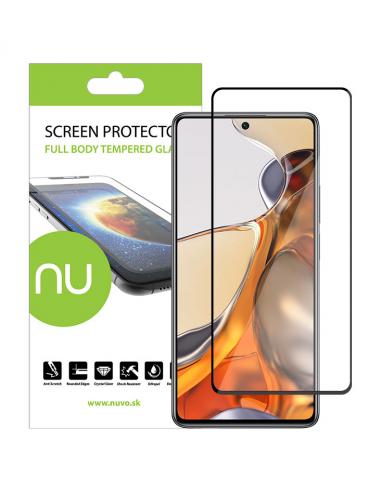 NUVO Tempered Glass Screen Protector for Xiaomi 11T Pro 5G black