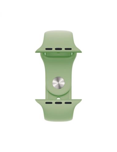 Silikónový remienok pre Apple Watch 42/44/45mm M/L zelený