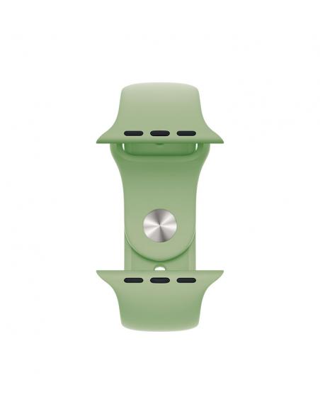 Silikónový remienok pre Apple Watch 42/44/45mm M/L zelený