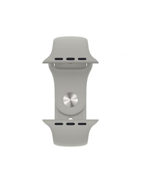 Silikónový remienok pre Apple Watch 42/44/45mm M/L šedý