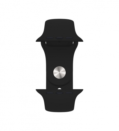 Silicone band for Apple Watch 42/44/45mm M/L black