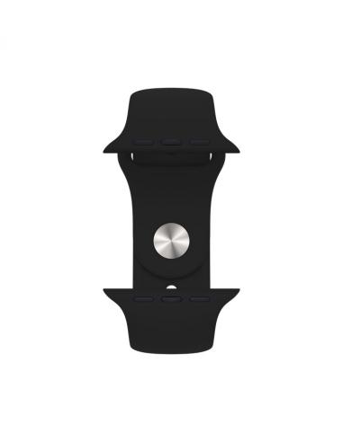 Silikónový remienok pre Apple Watch 42/44/45mm M/L čierny