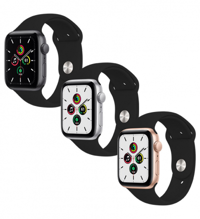 Silicone band for Apple Watch 42/44/45mm M/L black 2