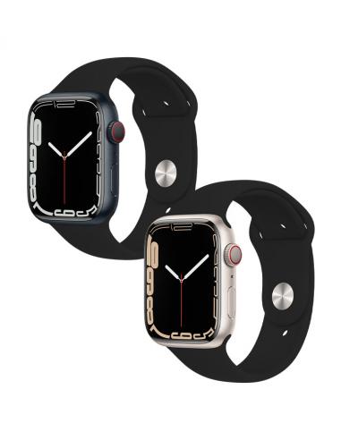 Silicone band for Apple Watch 42/44/45mm M/L black
