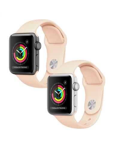 Silikónový remienok pre Apple Watch 38/40/41mm S/M ružový