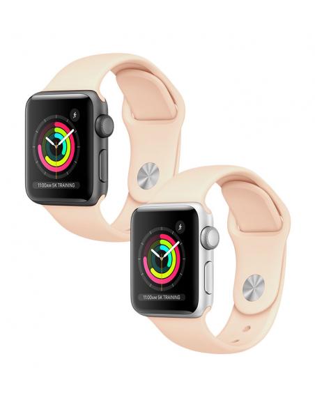 Silikónový remienok pre Apple Watch 38/40/41mm S/M ružový