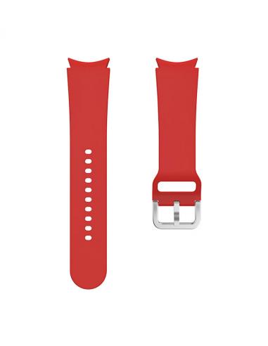 Silikónový remienok pre Samsung Galaxy Watch4 červený