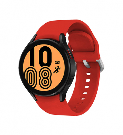 Silikónový remienok pre Samsung Galaxy Watch4 červený 2