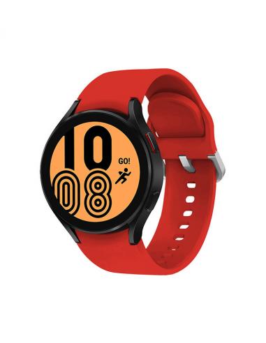 Silikónový remienok pre Samsung Galaxy Watch4 červený