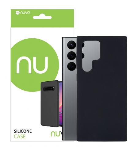 Silikónový obal NUVO na Samsung Galaxy S22 Ultra čierny