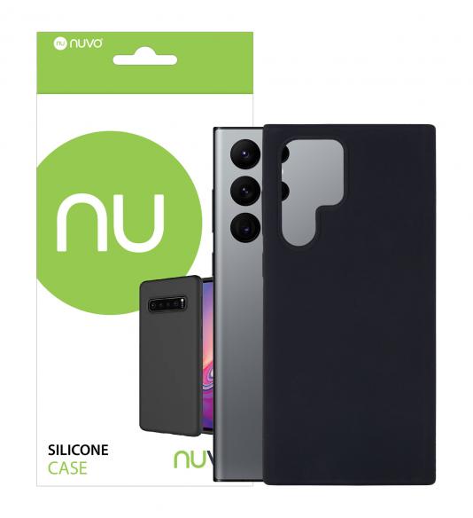 NUVO Silicone Case for Samsung Galaxy S22 Ultra black