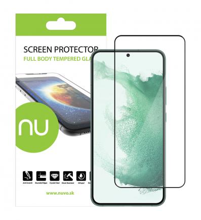 NUVO ochranné sklo na displej pre Samsung Galaxy S22+ čierne 2