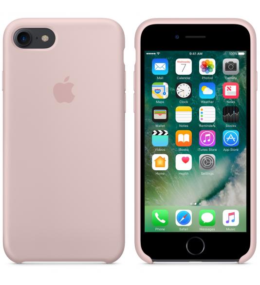 Apple iPhone 7 Silicone Case pink sand