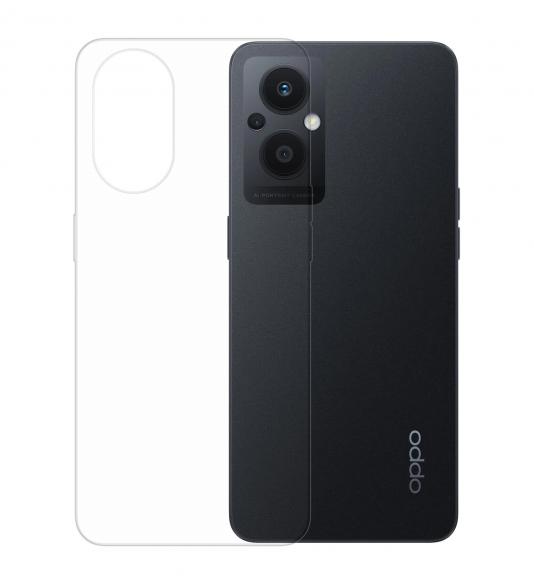 NUVO TPU Rubber Cover for Oppo Reno7 Lite 5G clear