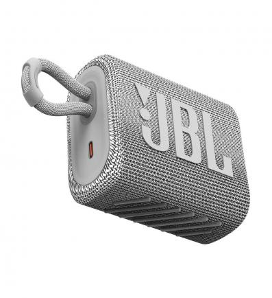 JBL GO3 White Portable Waterproof Bluetooth Speaker