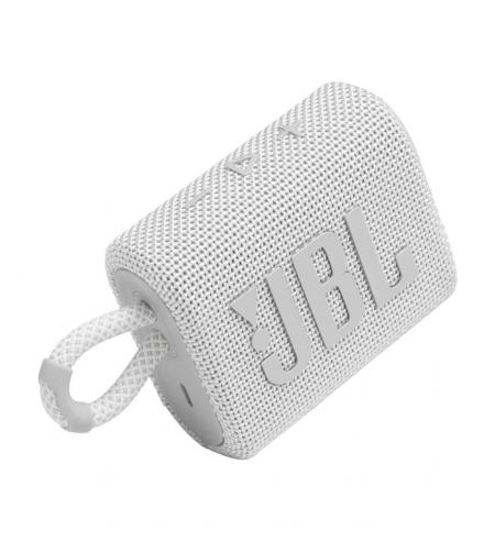 JBL GO3 White vodotesný bluetooth reproduktor