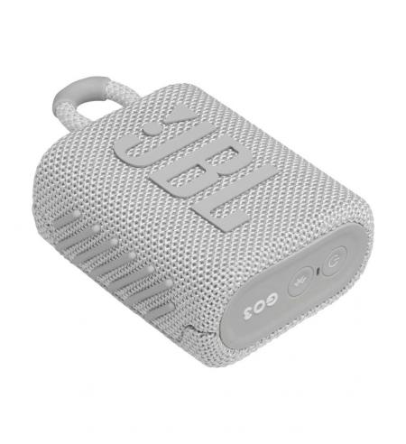JBL GO3 White vodotesný bluetooth reproduktor
