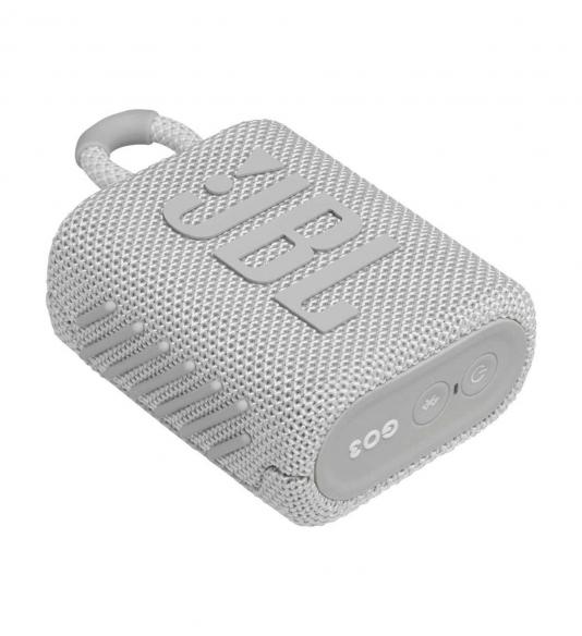 JBL GO3 White vodotesný bluetooth reproduktor