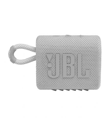 JBL GO3 White vodotesný bluetooth reproduktor