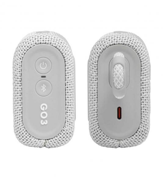 JBL GO3 White vodotesný bluetooth reproduktor