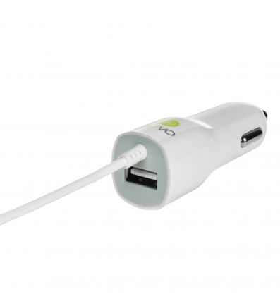 NUVO autonabíjačka s lightning konektorom 1A, biela 2