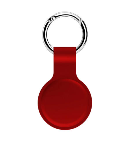NUVO Apple AirTag Silicone Key Ring red