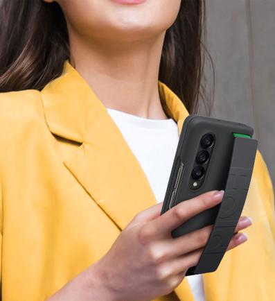 Samsung Silicone Grip Cover for Galaxy Z Fold4 black 2