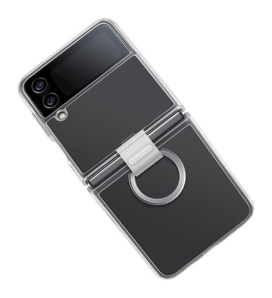 Samsung Clear Cover with Ring for Galaxy Z Flip4