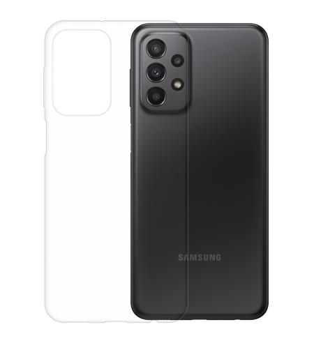 Gumený obal na Samsung Galaxy A23 5G priehľadný