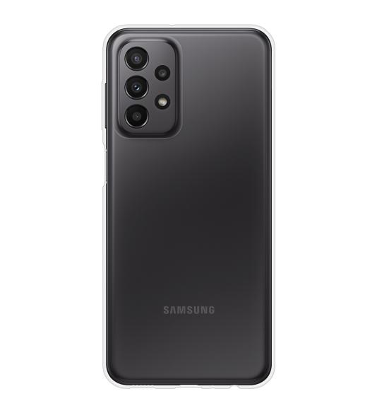 Gumený obal na Samsung Galaxy A23 5G priehľadný