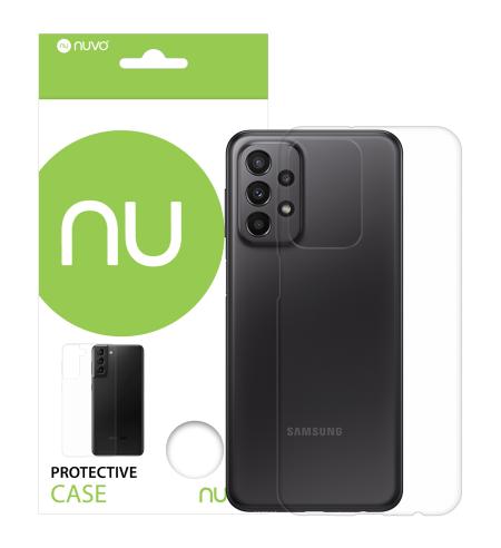 Gumený obal na Samsung Galaxy A23 5G priehľadný