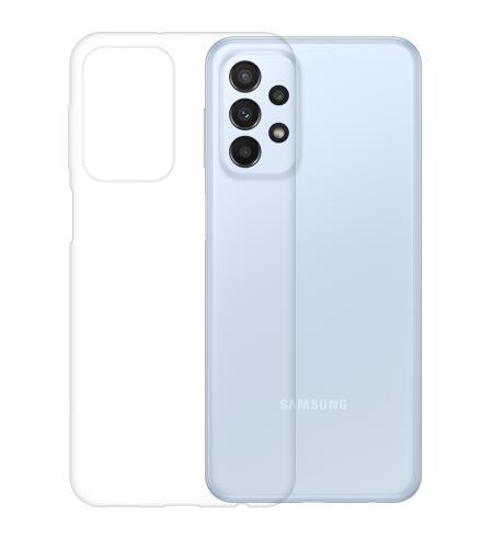 Gumený obal na Samsung Galaxy A23 5G priehľadný