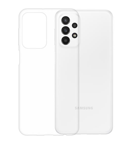 Gumený obal na Samsung Galaxy A23 5G priehľadný