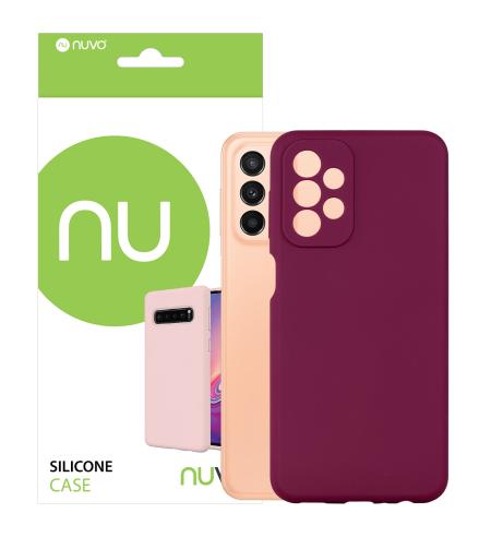 NUVO Silicone Case for Samsung Galaxy A23 5G maroon