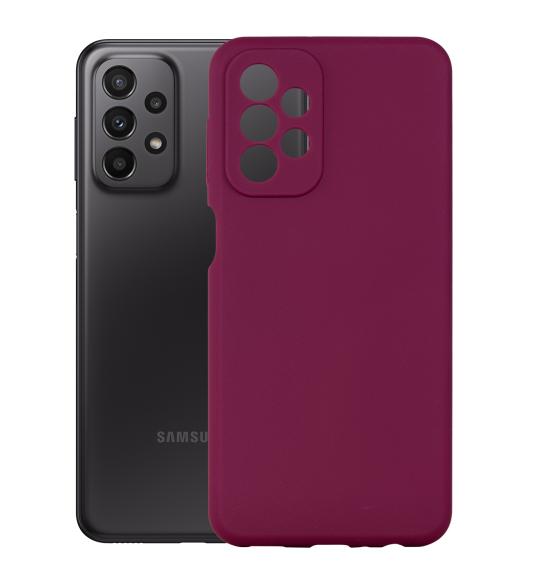 Silikónový obal NUVO na Samsung Galaxy A23 5G bordový