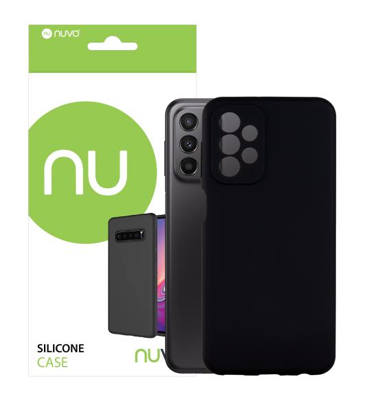 NUVO Silicone Case for Samsung Galaxy A23 5G black