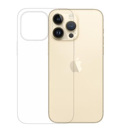 Gumený obal na Apple iPhone 14 Pro Max priehľadný