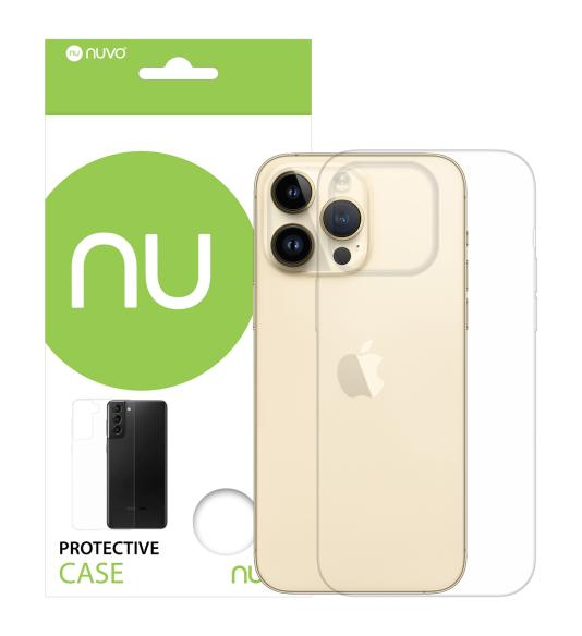 Gumený obal na Apple iPhone 14 Pro Max priehľadný