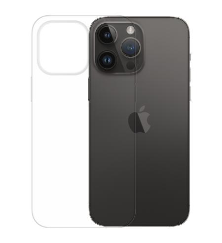 Gumený obal na Apple iPhone 14 Pro Max priehľadný