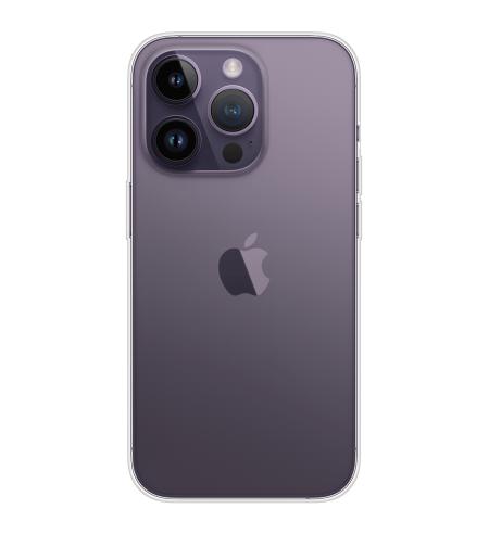 Gumený obal na Apple iPhone 14 Pro priehľadný