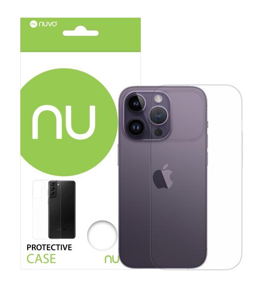NUVO TPU Rubber Cover for Apple iPhone 14 Pro clear