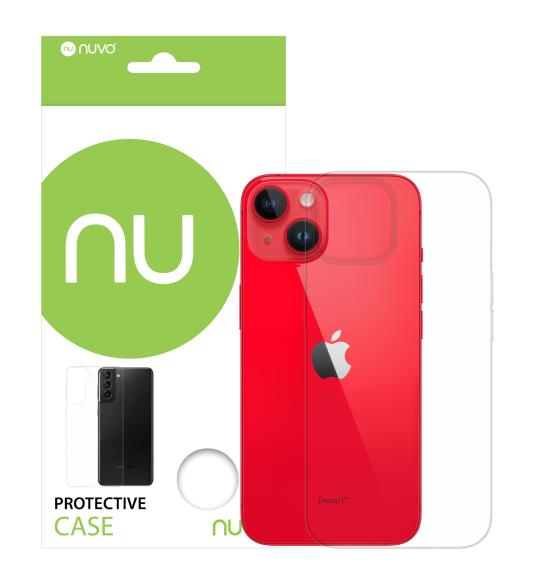 NUVO TPU Rubber Cover for Apple iPhone 14 clear