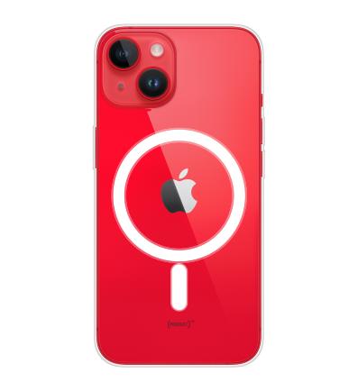 Ochranný kryt s MagSafe na Apple iPhone 14 priehľadný 2