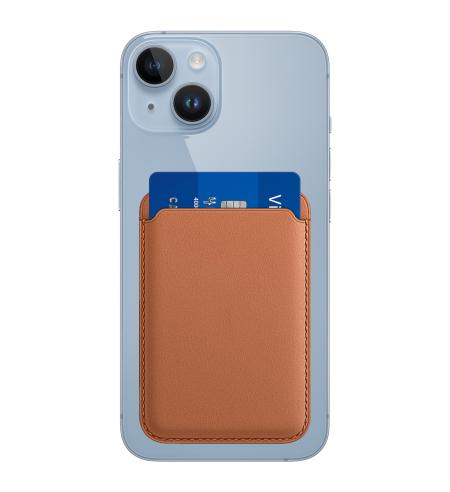 MagSafe peňaženka NUVO na Apple iPhone hnedá