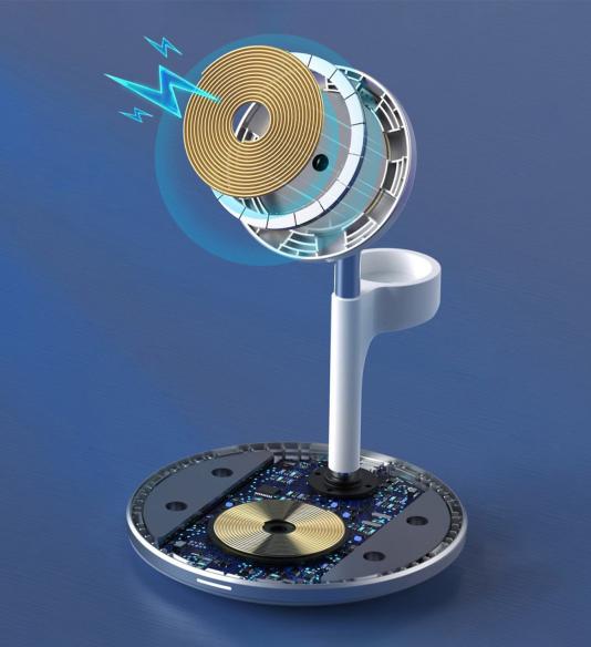 NUVO Wireless Charging Stand for Apple Devices 3-in-1