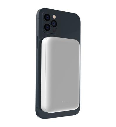 NUVO powerbank s MagSafe a Power Delivery 5000 mAh biely 2