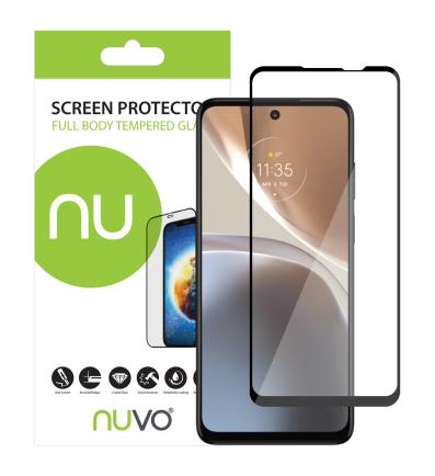 NUVO ochranné sklo na displej pre Motorola Moto G32 čierny rám