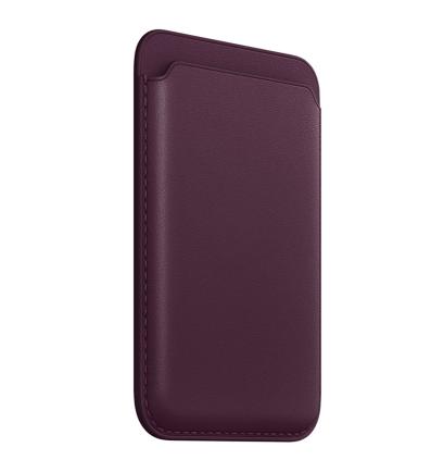 NUVO MagSafe Wallet for Apple iPhone maroon 2